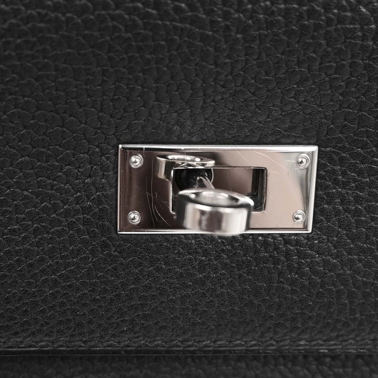 Hermes Black Togo Kelly 32 Retourne 2way Handbag  Square:F 13.S 195994