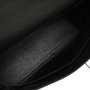 Hermes Black Togo Kelly 32 Retourne 2way Handbag  Square:F 13.S 195994