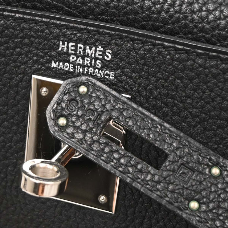 Hermes Black Togo Kelly 32 Retourne 2way Handbag  Square:F 13.S 195994