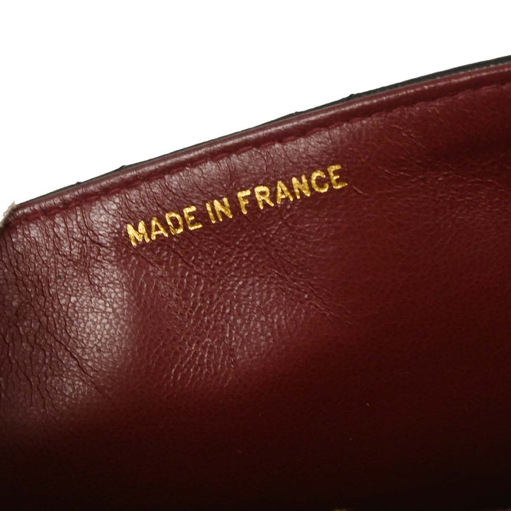 Chanel Black Lambskin Mini Classic Square Flap Shoulder Bag 17 195996