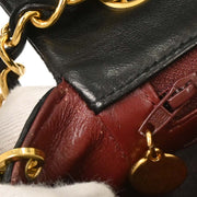 Chanel Black Lambskin Classic Square Flap Shoulder Bag 20 196001