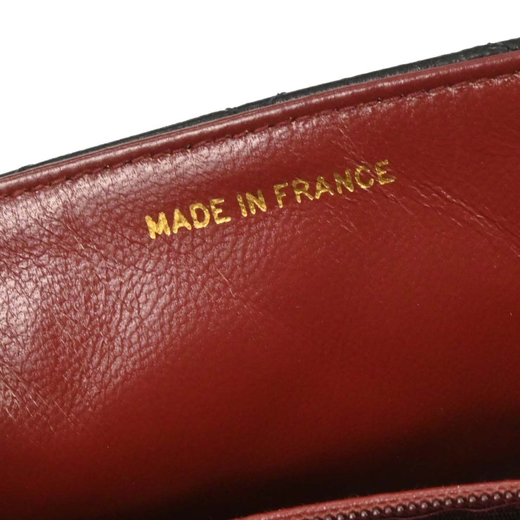 Chanel Black Lambskin Classic Square Flap Shoulder Bag 20 196001