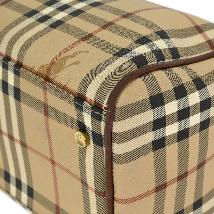 Burberry Beige PVC House Check Handbag 196023