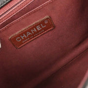 Chanel Black Patent Leather Secret Label Single Flap Shoulder Bag 196034