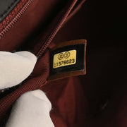 Chanel Black Patent Leather Secret Label Single Flap Shoulder Bag 196034