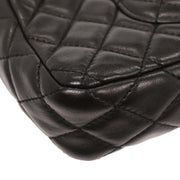 Chanel Black Lambskin Valentine East West Shoulder Bag 196036