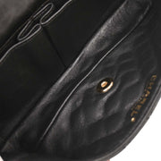 Chanel Black Lambskin Valentine East West Shoulder Bag 196036