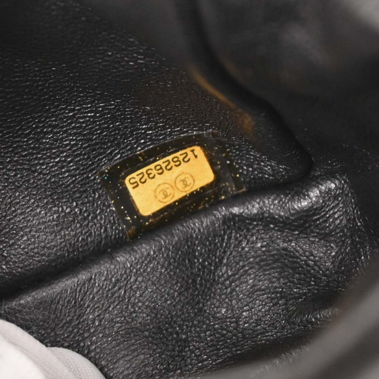 Chanel Black Lambskin Valentine East West Shoulder Bag 196036