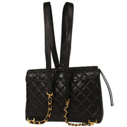 Chanel Black Lambskin Backpack 196037