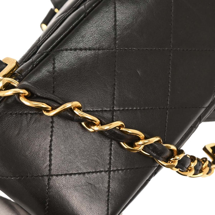 Chanel Black Lambskin Backpack 196037