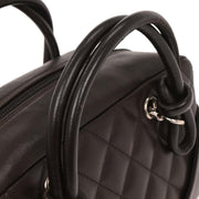 Chanel Brown Calfskin Cambon Ligne Bowling Bag 196038