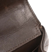 Chanel Brown Lambskin Top Handle Handbag 196039