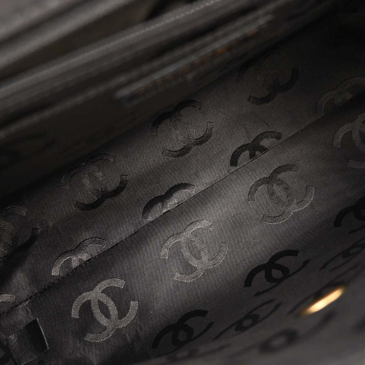 Chanel Black Calfskin Wild Stitch Top Handle Handbag 196042