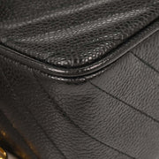 Chanel Black Calfskin Bias Stitch Camera Bag Mini 196045