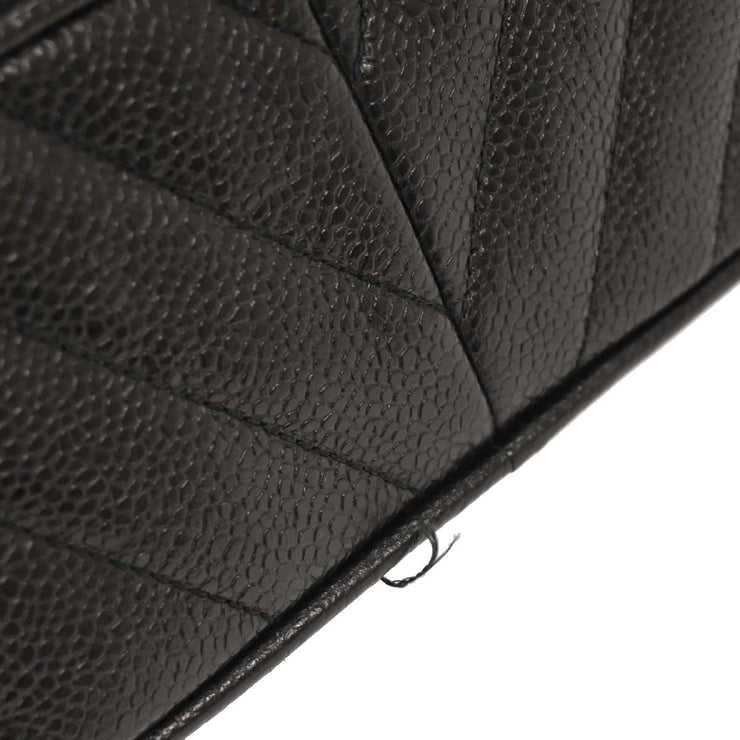Chanel Black Calfskin Bias Stitch Camera Bag Mini 196045