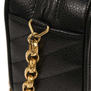 Chanel Black Calfskin Bias Stitch Camera Bag Mini 196045