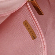 Chanel Pink Calfskin Shoulder Bag 196046