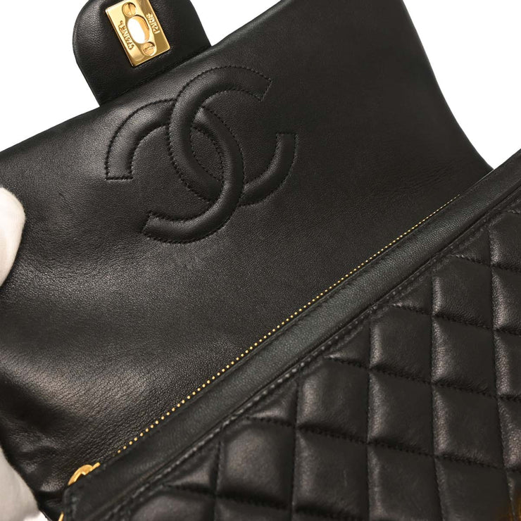 Chanel Black Lambskin Backpack 196047