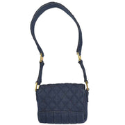 Chanel Blue Denim Straight Flap Shoulder Bag 196048