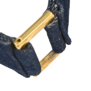 Chanel Blue Denim Straight Flap Shoulder Bag 196048