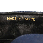 Chanel Blue Denim Straight Flap Shoulder Bag 196048