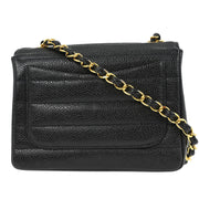 Chanel Black Calfskin Mini Classic Square Flap Bag 17 196051