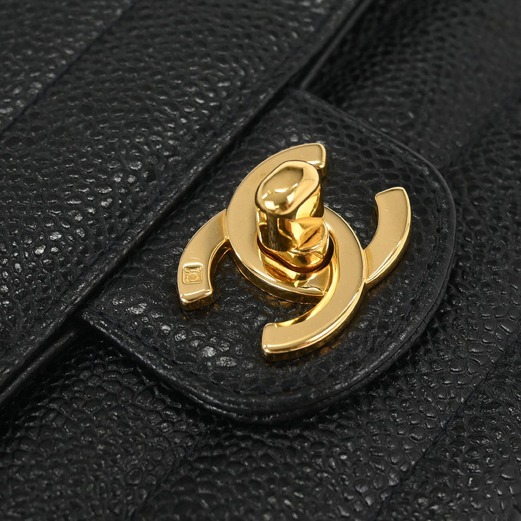 Chanel Black Calfskin Mini Classic Square Flap Bag 17 196051