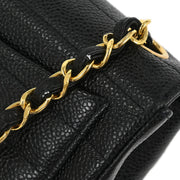 Chanel Black Calfskin Mini Classic Square Flap Bag 17 196051