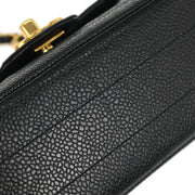 Chanel Black Calfskin Mini Classic Square Flap Bag 17 196051