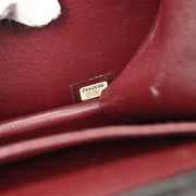 Chanel Black Lambskin Turnlock Mini Full Flap Shoulder Bag 196056