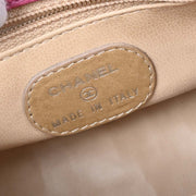 Chanel Pink Calfskin Shoulder Bag 196058