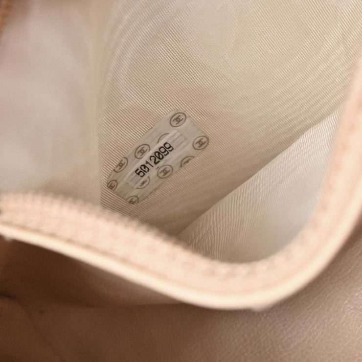 Chanel Pink Calfskin Shoulder Bag 196058