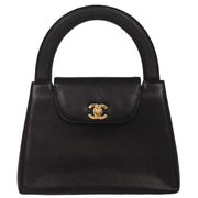 Chanel Black Calfskin Handbag 196062