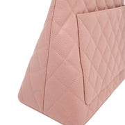 Chanel Pink Calfskin Medallion Tote Handbag 196069