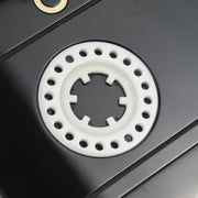 Chanel Black Acrylic Cassette Tape Clutch Bag 04P 196074