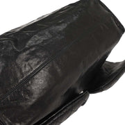Chanel Black Calfskin Mademoiselle Lock Tote Handbag 196076
