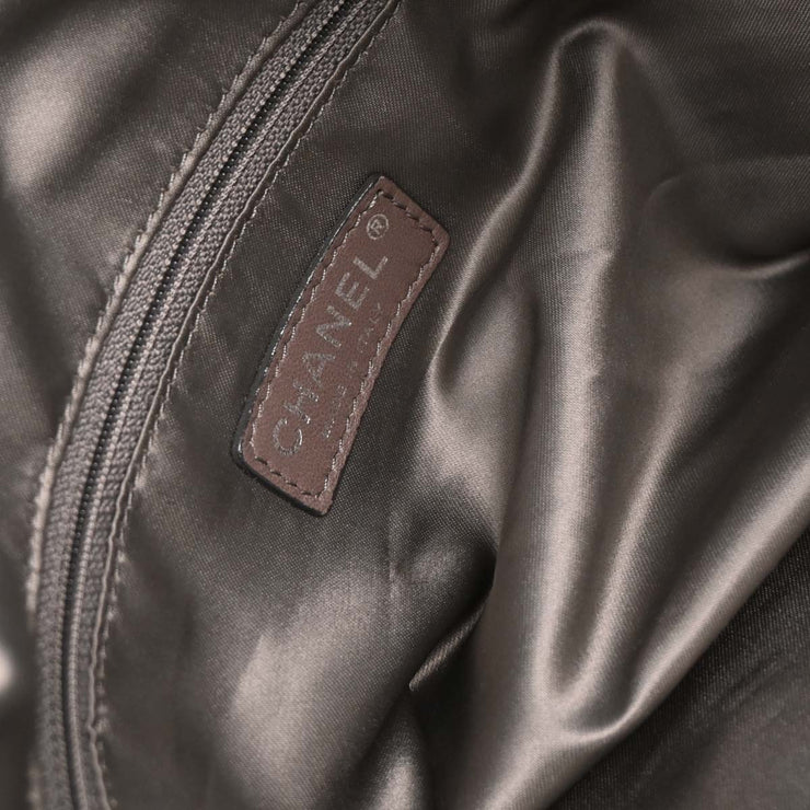 Chanel Black Calfskin Mademoiselle Lock Tote Handbag 196076