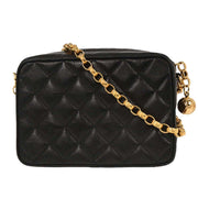 Chanel Black Calfskin Camera Bag Mini 196077