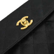 Chanel Black Satin Handbag 196078