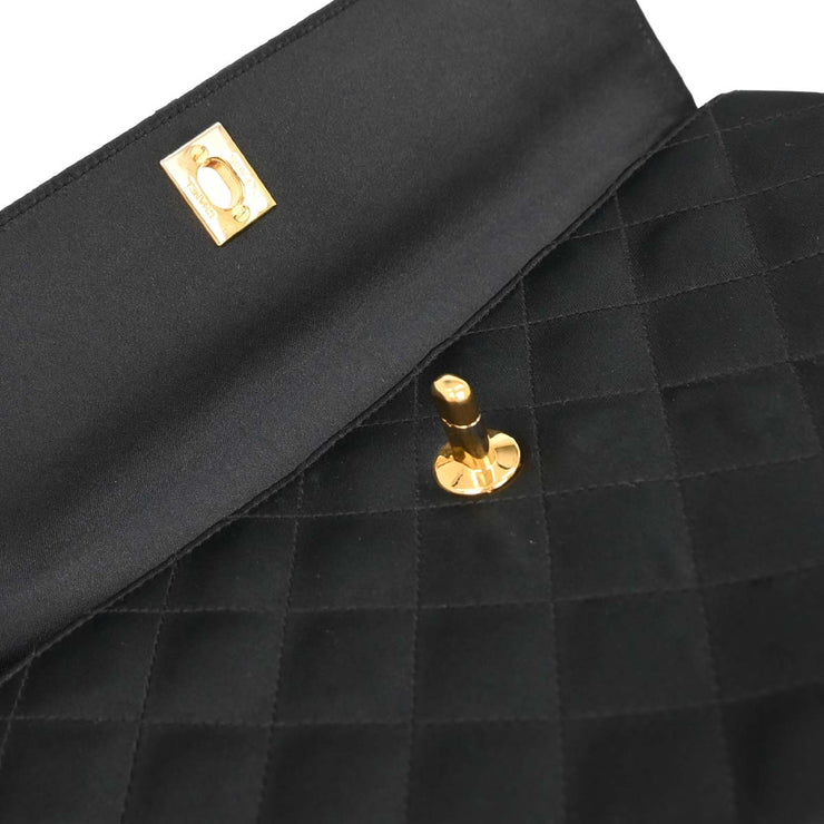 Chanel Black Satin Handbag 196078