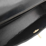 Chanel Black Satin Handbag 196078