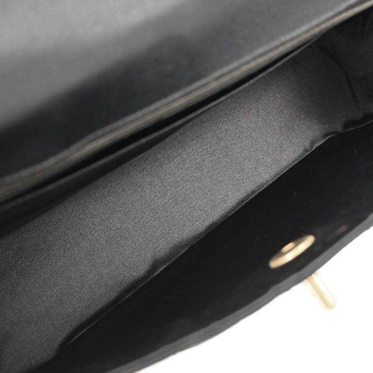 Chanel Black Satin Handbag 196078