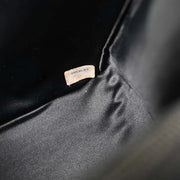Chanel Black Satin Handbag 196078