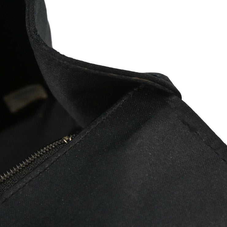 Chanel Black Satin Handbag 196078