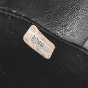 Chanel Black Patent Leather Round Vanity Handbag 196079