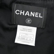 Chanel Single Breasted Jacket Black 08A #38 196087