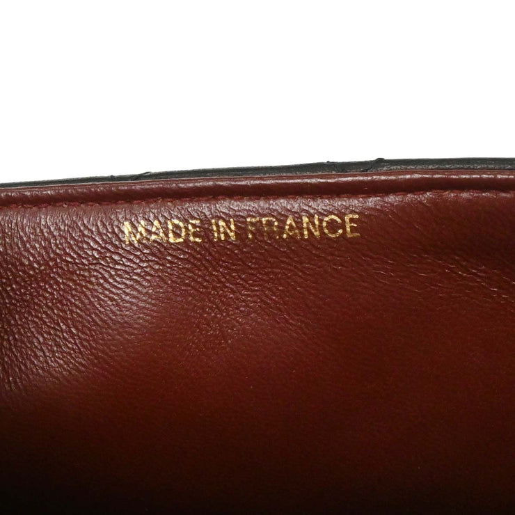 Chanel Black Lambskin Mini Classic Square Flap Shoulder Bag 17 196090
