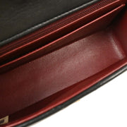 Chanel Black Lambskin Chevron Shoulder Bag 196091