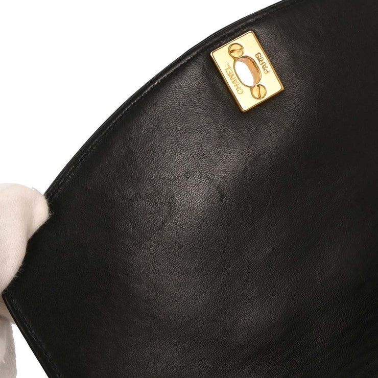 Chanel Black Lambskin Small Diana Shoulder Bag 196093