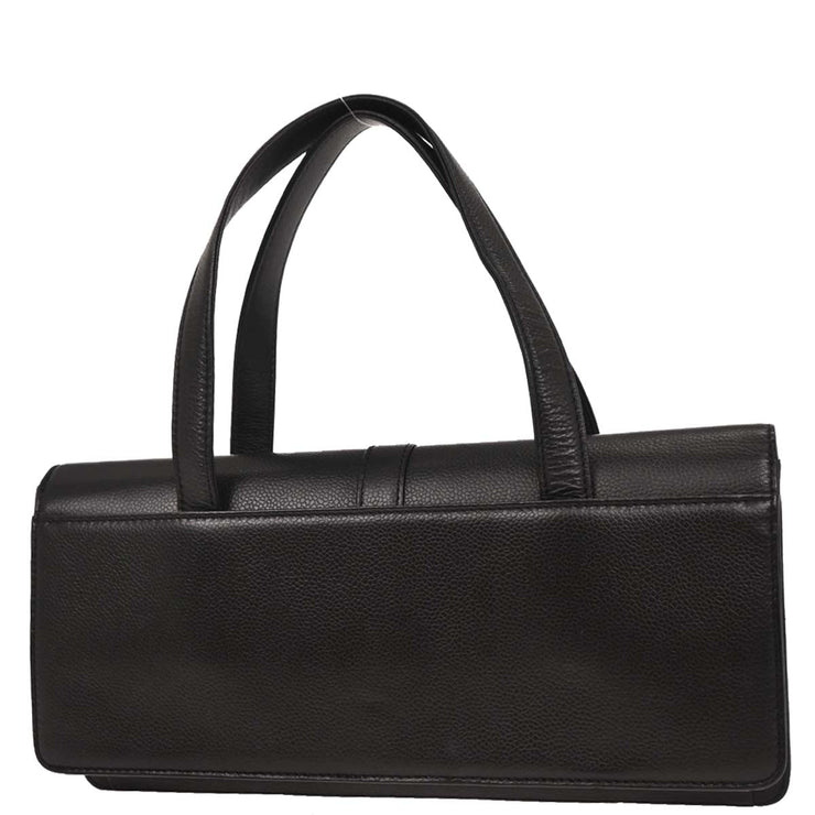 Chanel Black Calfskin Handbag 196098